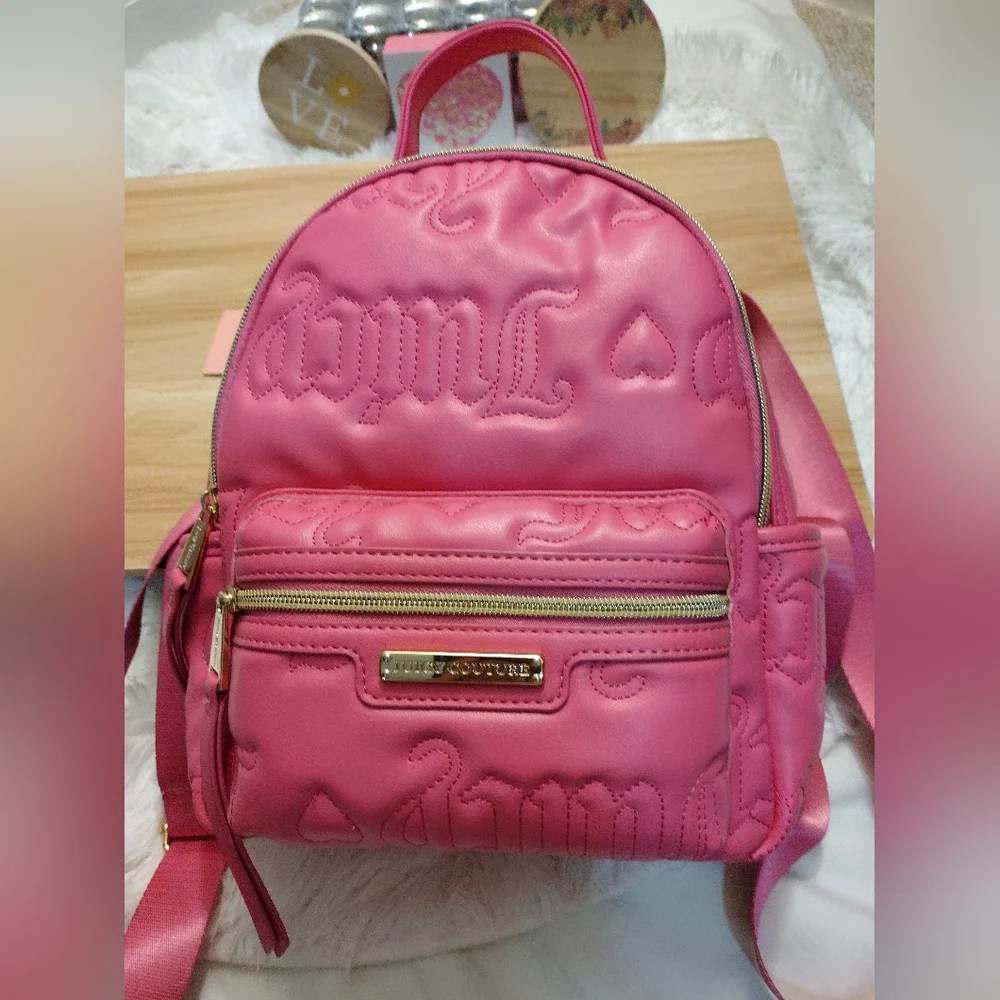 Juicy Couture Rosie Mini Backpack Color: Juicy Pink 🩷💖💎✨ (Bestseller) 🆕